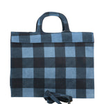 Edera Borsa a mano da donna Vera pelle 00661-012 BLU JEANS Gave Lux
