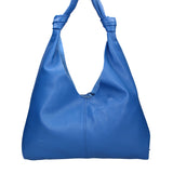 Borsa a spalla da donna 100% vera pelle 07156-D22 BLUETTE Viola Castellani