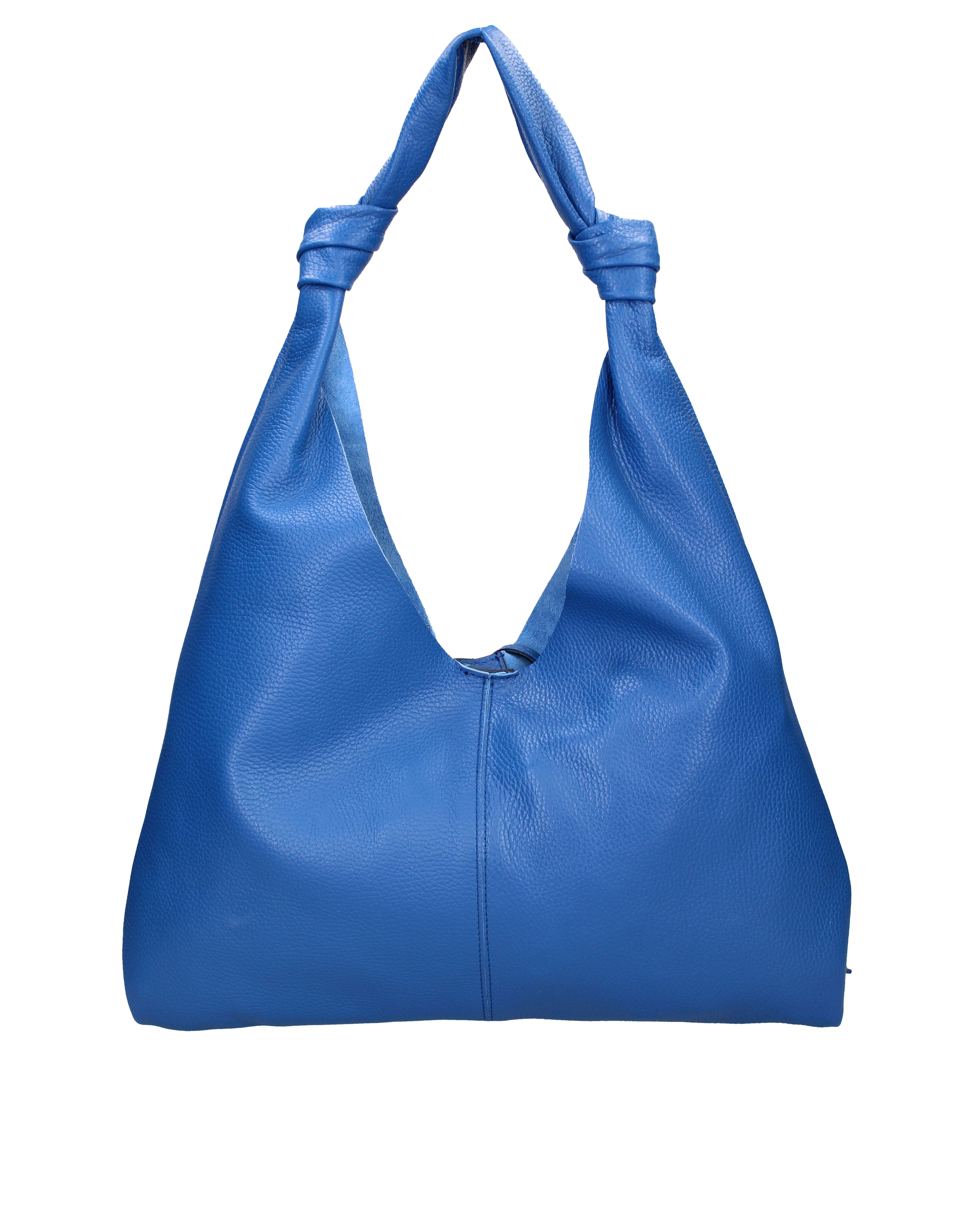 Borsa a spalla da donna 100% vera pelle 07156-D22 BLUETTE Viola Castellani