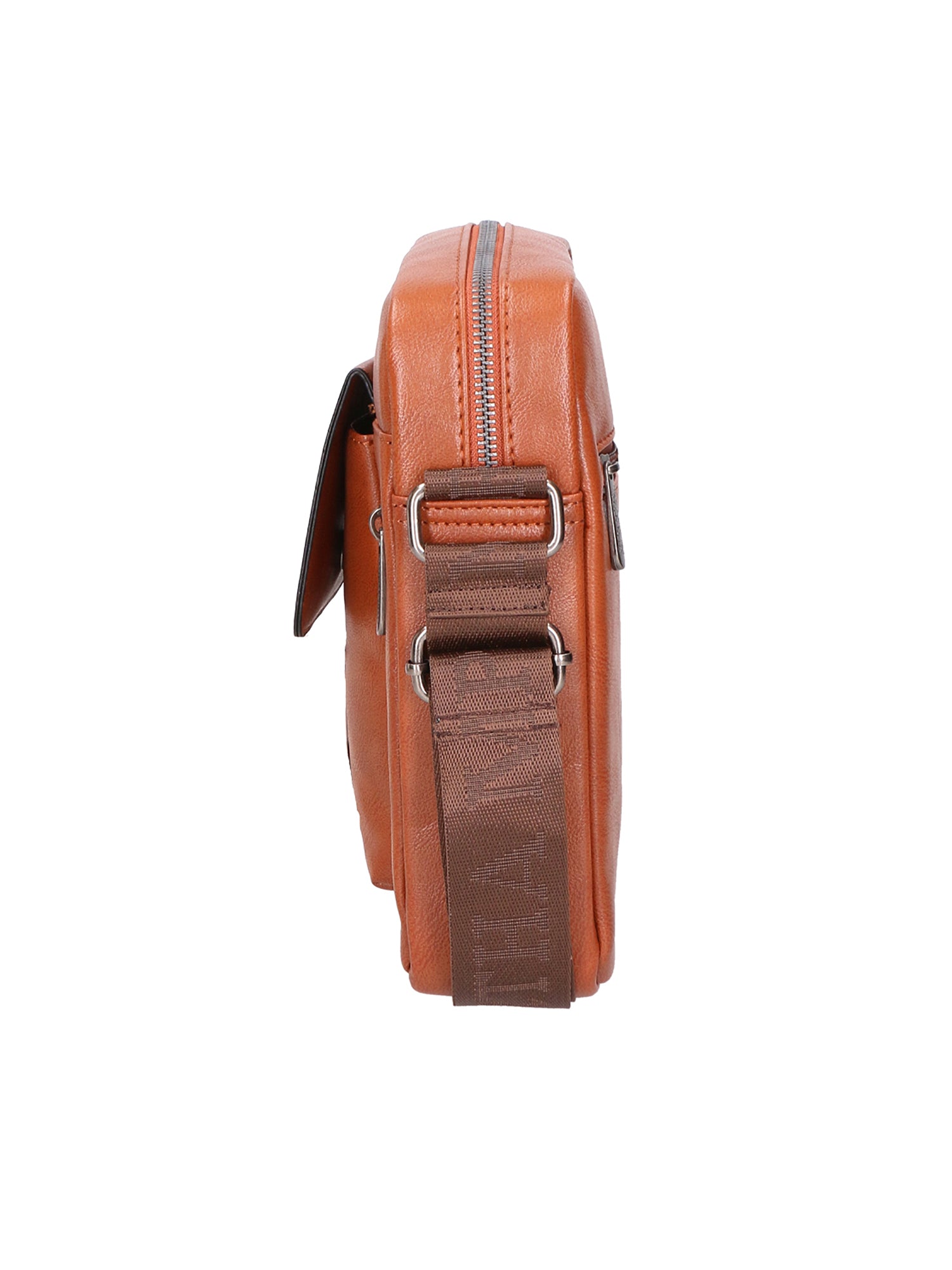 Borsa a tracolla uomo 100% pelle PU PCL3105-BROWN Northampton Polo Club