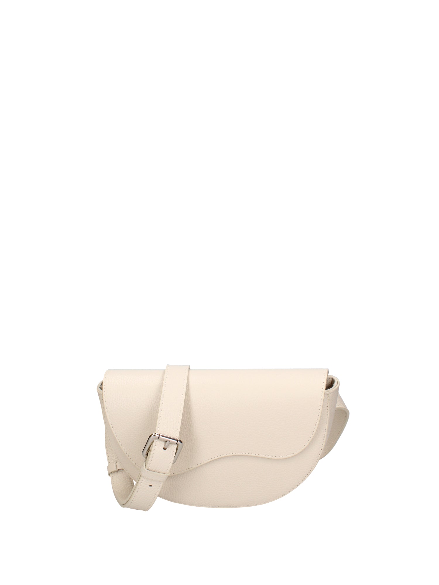 Marsupio da donna in vera pelle Made in Italy 07218-D37 LATTE Roberta Rossi