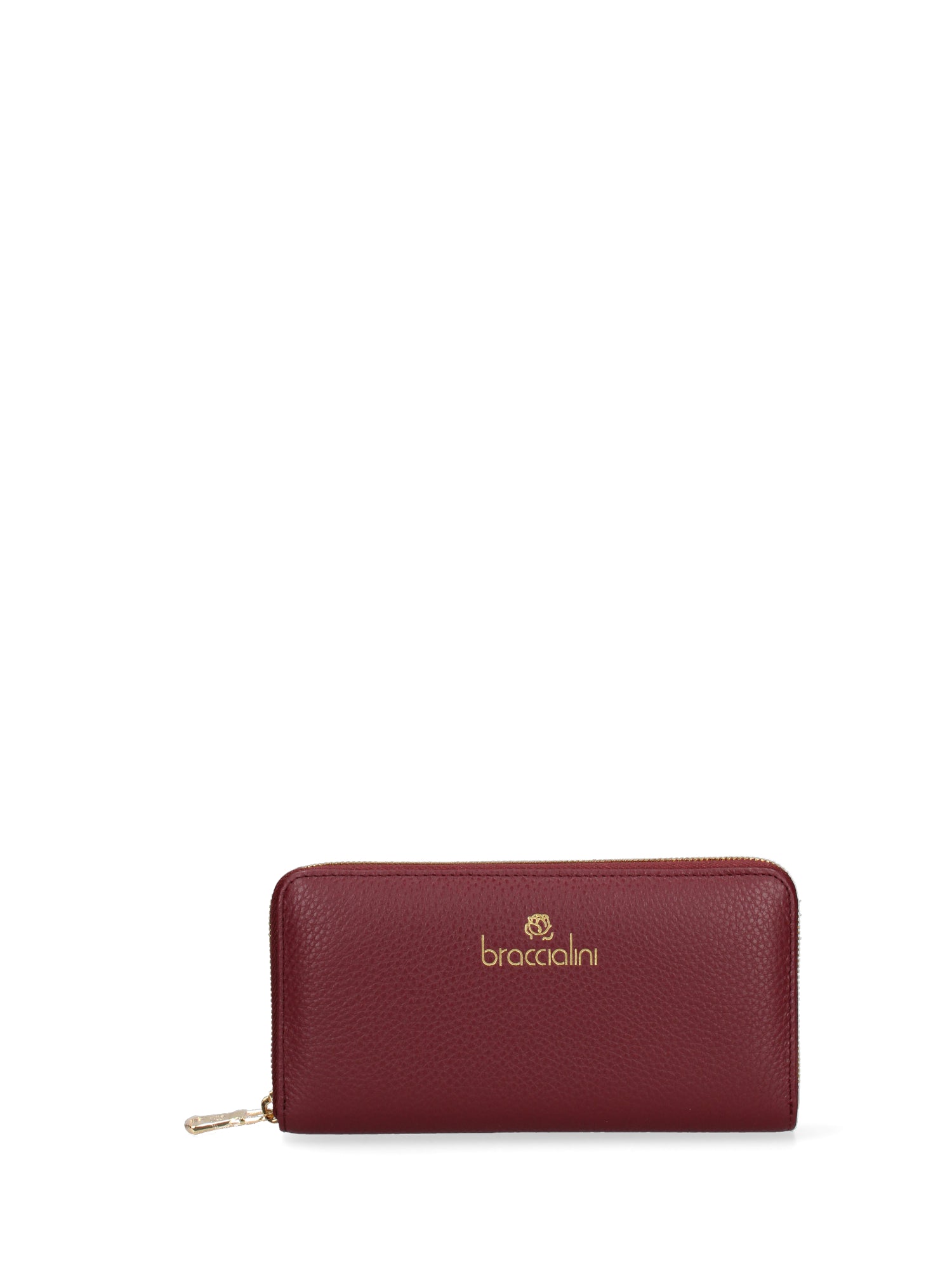 Evaria B16410 126GR-BORDEAUX Portafoglio donna in vera pelle Braccialini