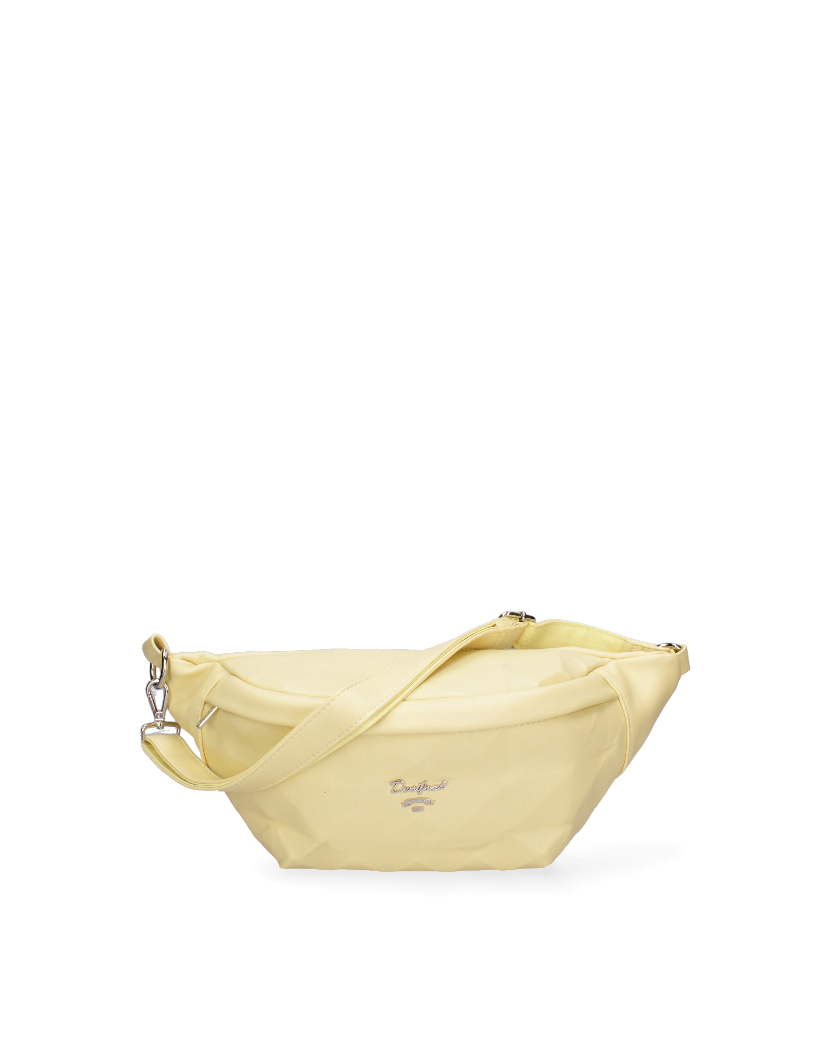 Marsupio da donna Ecopelle e Zip F6735-2-YELLOW David Jones