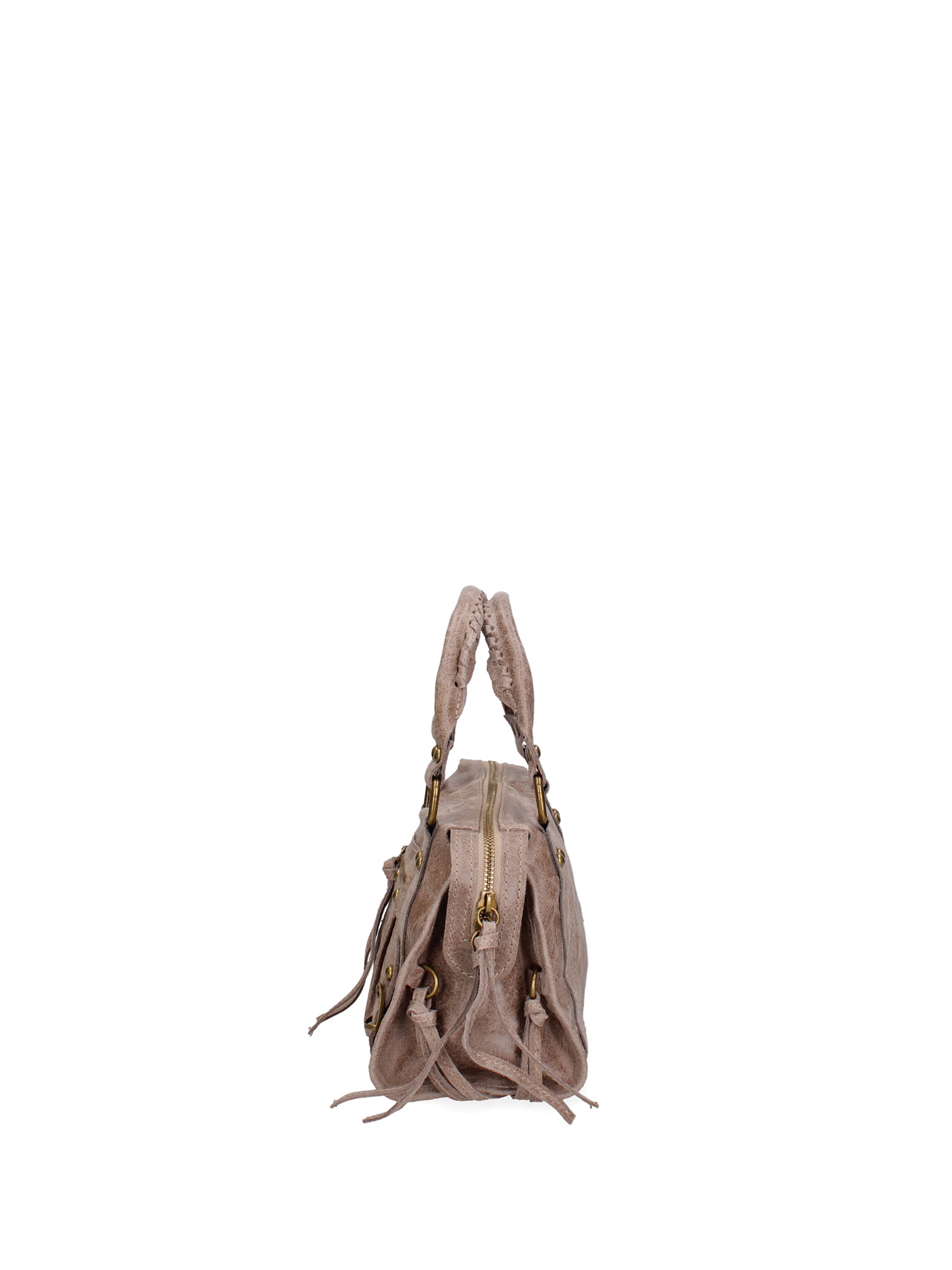 Erisia Borsa a spalla da donna Vera pelle 06091-009 TAUPE SCURO Gave Lux