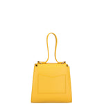 Borsa a mano da donna 100% pelle 07204-L224 GIALLO Viola Castellani