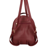 Borsa a mano da donna Ecopelle vegana 601-3-BORDEAUX Diana&co