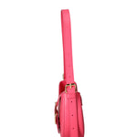 Borsa a spalla da donna 100% vera pelle 07213-L317 FUXIA Roberta Rossi