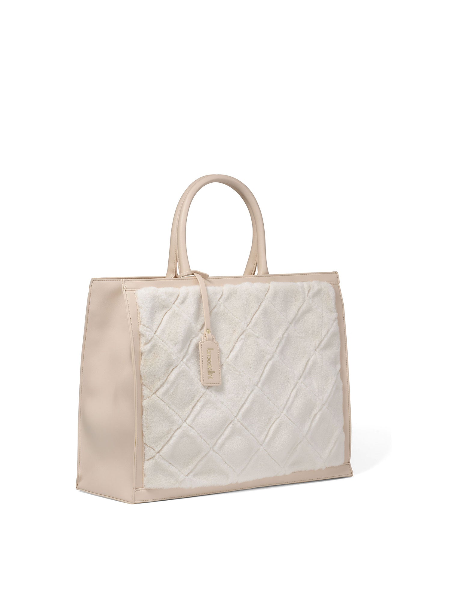 Eridan Borsa a spalla da donna Poliuretano+Poliestere B16845-BEIGE Braccialini