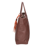 Verdiana Borsa a mano da donna Vera Pelle 06505-D223 cioccolato Gave Lux