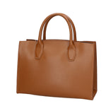 Lodovica Borsa a mano da donna Vera pelle 06544-CUOIO SCURO Gave Lux