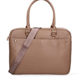Valora Borsa da lavoro unisex Ecopelle e poliestere 3403-2-TAUPE Diana&co