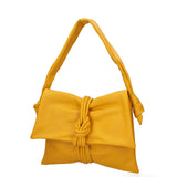 Borsa a spalla da donna Vera pelle 07172-S04 GIALLO Viola Castellani
