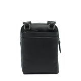 MO-21BC-BLACK Borsa a tracolla da uomo in vera pelle Momo Design