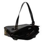 Cesena Borsa a spalla da donna 100% pelle B17221-NERO Braccialini