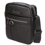 Borsa a tracolla uomo 100% pelle PU PCL3009-BLACK Northampton Polo Club