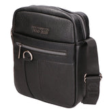 Borsa a tracolla uomo 100% pelle PU PCL3009-BLACK Northampton Polo Club