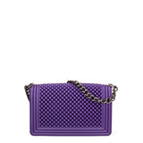Borsa a mano da donna 100% Pvc FLAT-M-BALL 24-VIOLET INDIGO - BRUSH CDF Marc Ellis