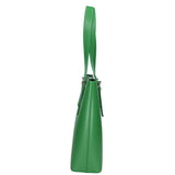 Germana Borsa a spalla da donna 100% pelle 05924-B47 VERDE MELA Gave Lux