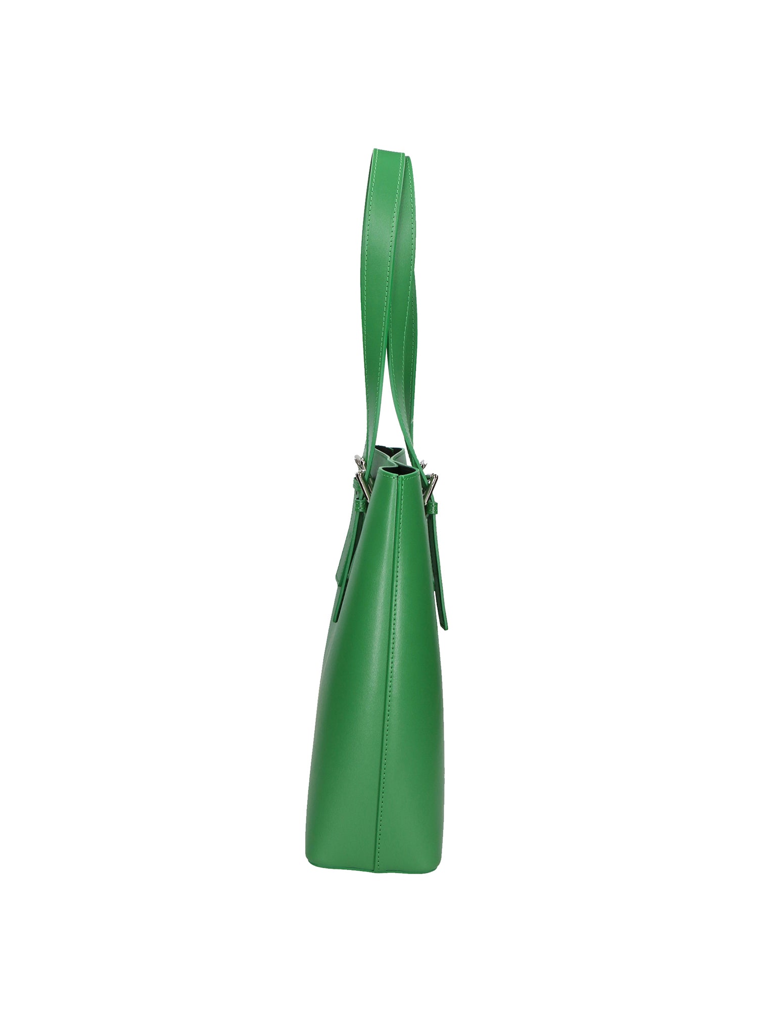 Germana Borsa a spalla da donna 100% pelle 05924-B47 VERDE MELA Gave Lux