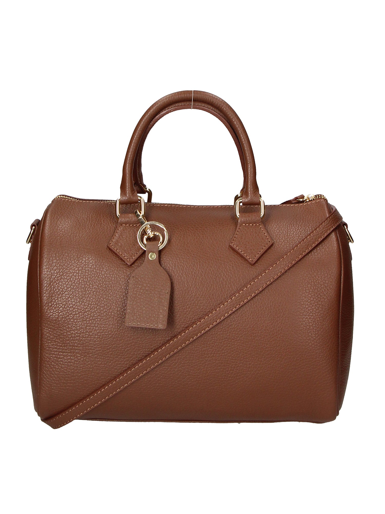 Aralia Borsa a bauletto da donna 100% pelle 5176-D21 MARRONE BROWN Gave Lux