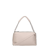 Borsa a spalla da donna Vera pelle 07141-D86 GRIGIO PERLA Viola Castellani