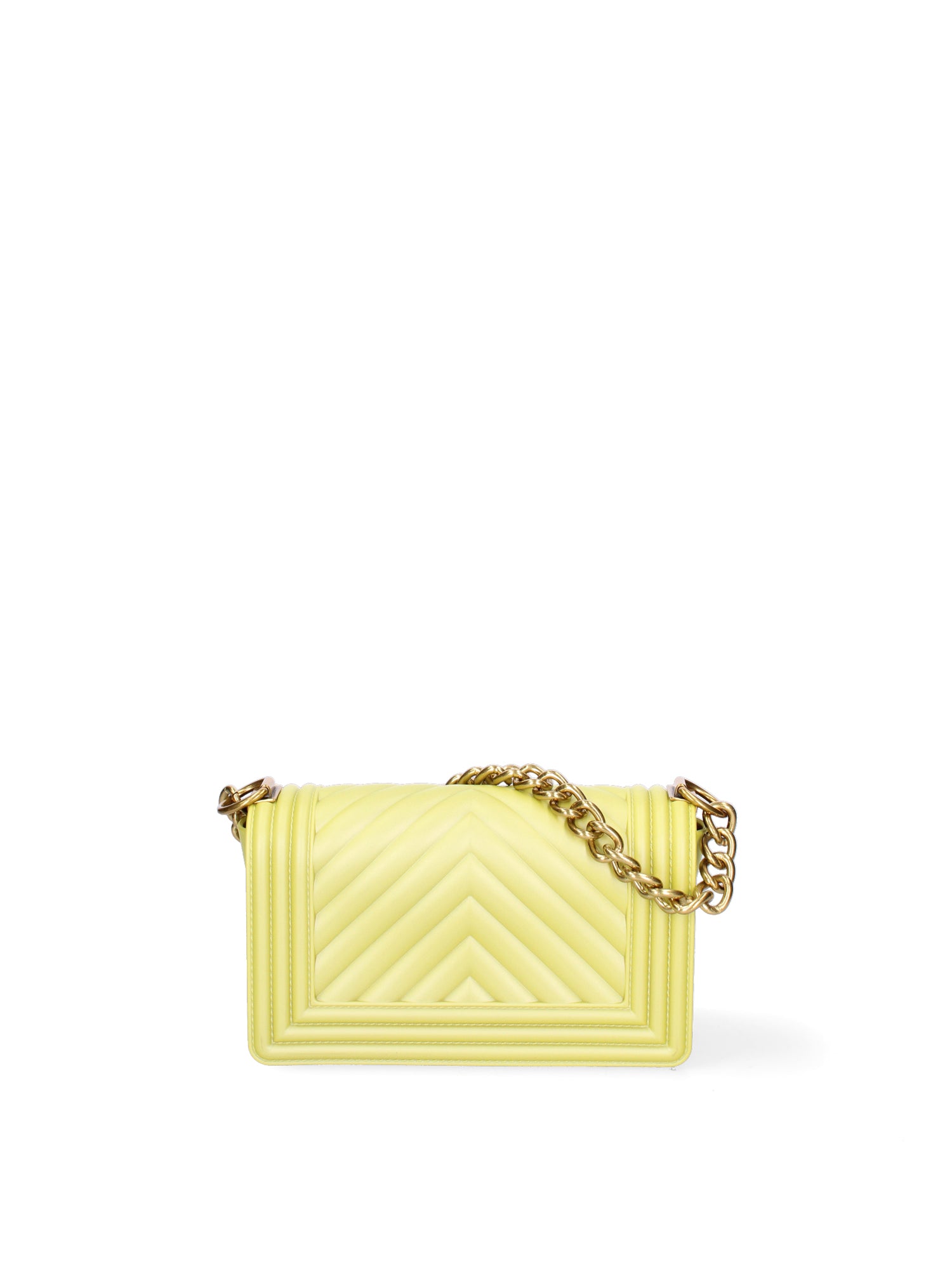 Borsa a mano da donna 100% Pvc FLAT-S 24-PYRATE GREEN - LIGHT OTTONE Marc Ellis