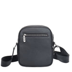 Borsa a tracolla uomo vera pelle Casual PC3335-NERO Northampton Polo Club