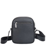 Borsa a tracolla uomo vera pelle Casual PC3335-NERO Northampton Polo Club