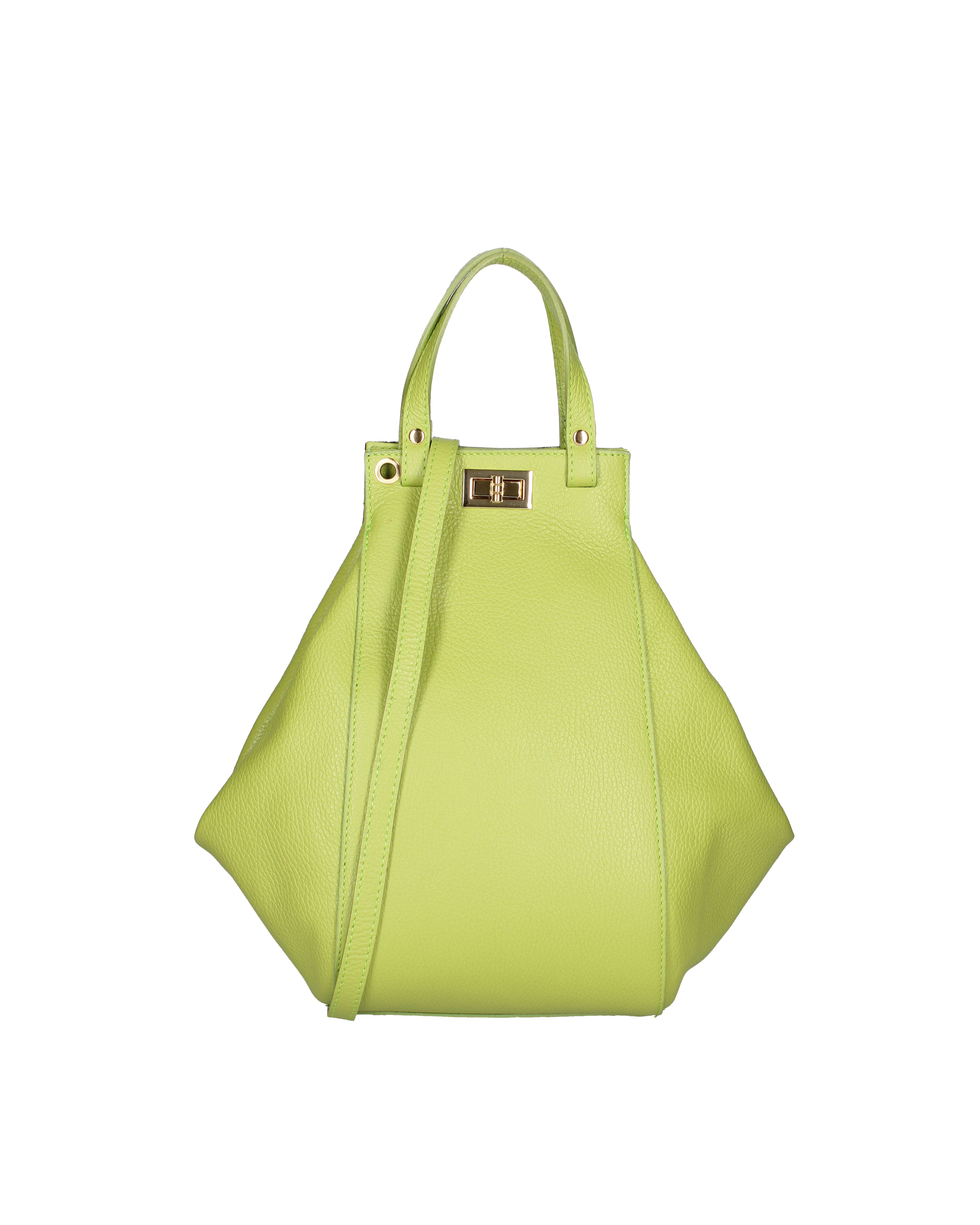Lindsey Borsa a mano da donna 100% vera pelle 07162-D12 VERDE Viola Castellani