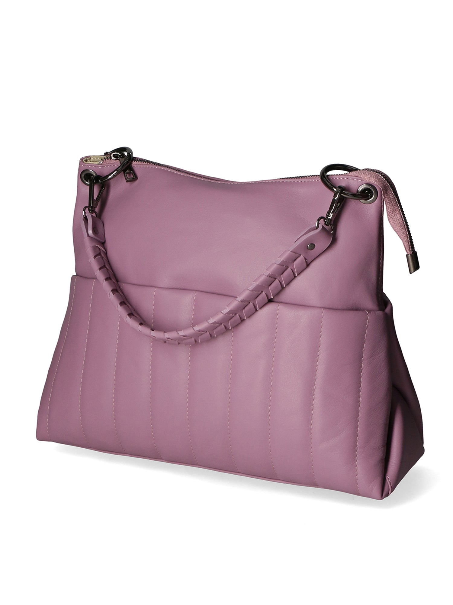 Lucrezia Borsa a mano da donna Vera Pelle 03920-S104 MALVA Gave Lux