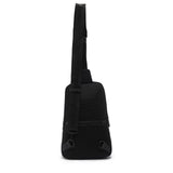 Borsa a tracolla uomo Nylon & Ecopelle MO-23CO-BLACK Momo Design