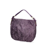 Lumelia Borsa a mano da donna Vera pelle 80013-038 VIOLA SCURO Gave Lux