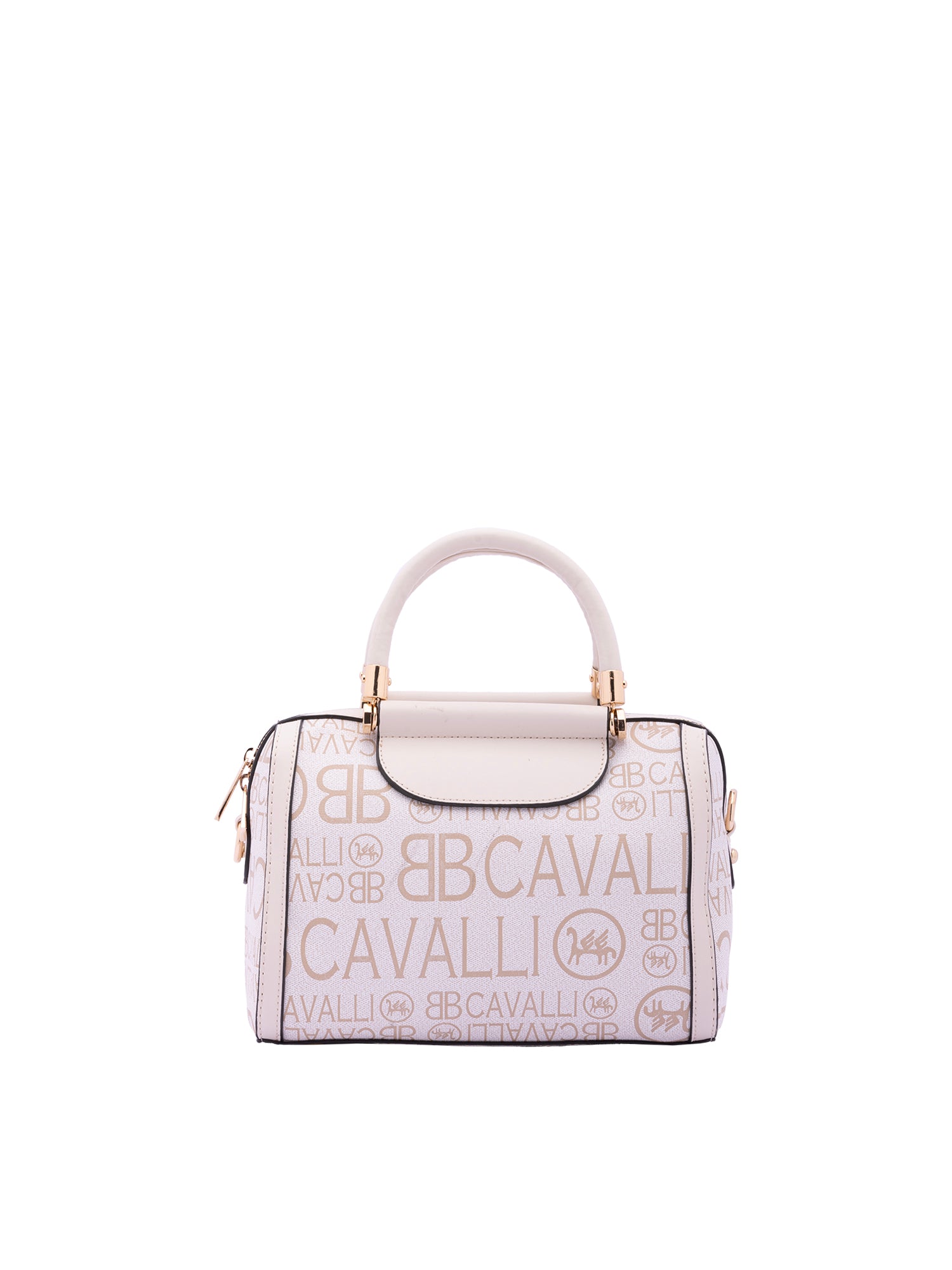 Borsa a bauletto da donna Ecopelle BC1371-OFF WHITE B Cavalli