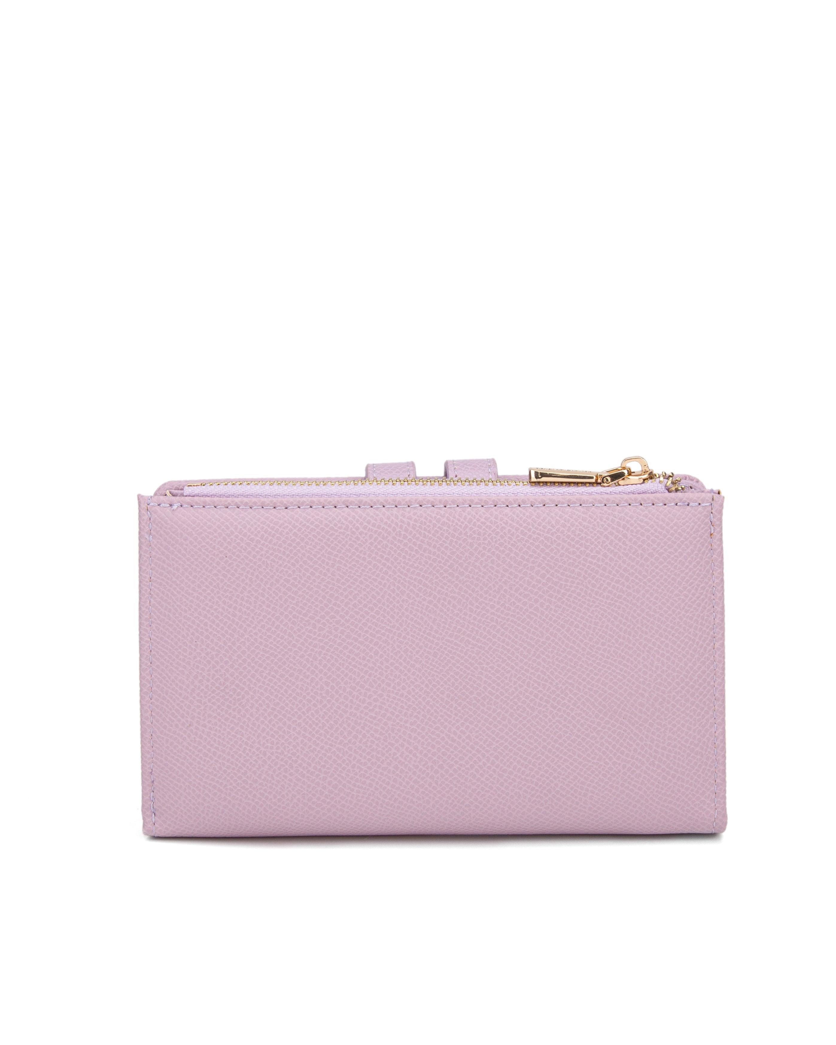 Portafoglio donna in pelle vegana Casual 798-2-2PT-LAVENDER Diana&co