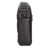 Borsa a tracolla uomo in pelle PU Casual PCL3082-BLACK Northampton Polo Club