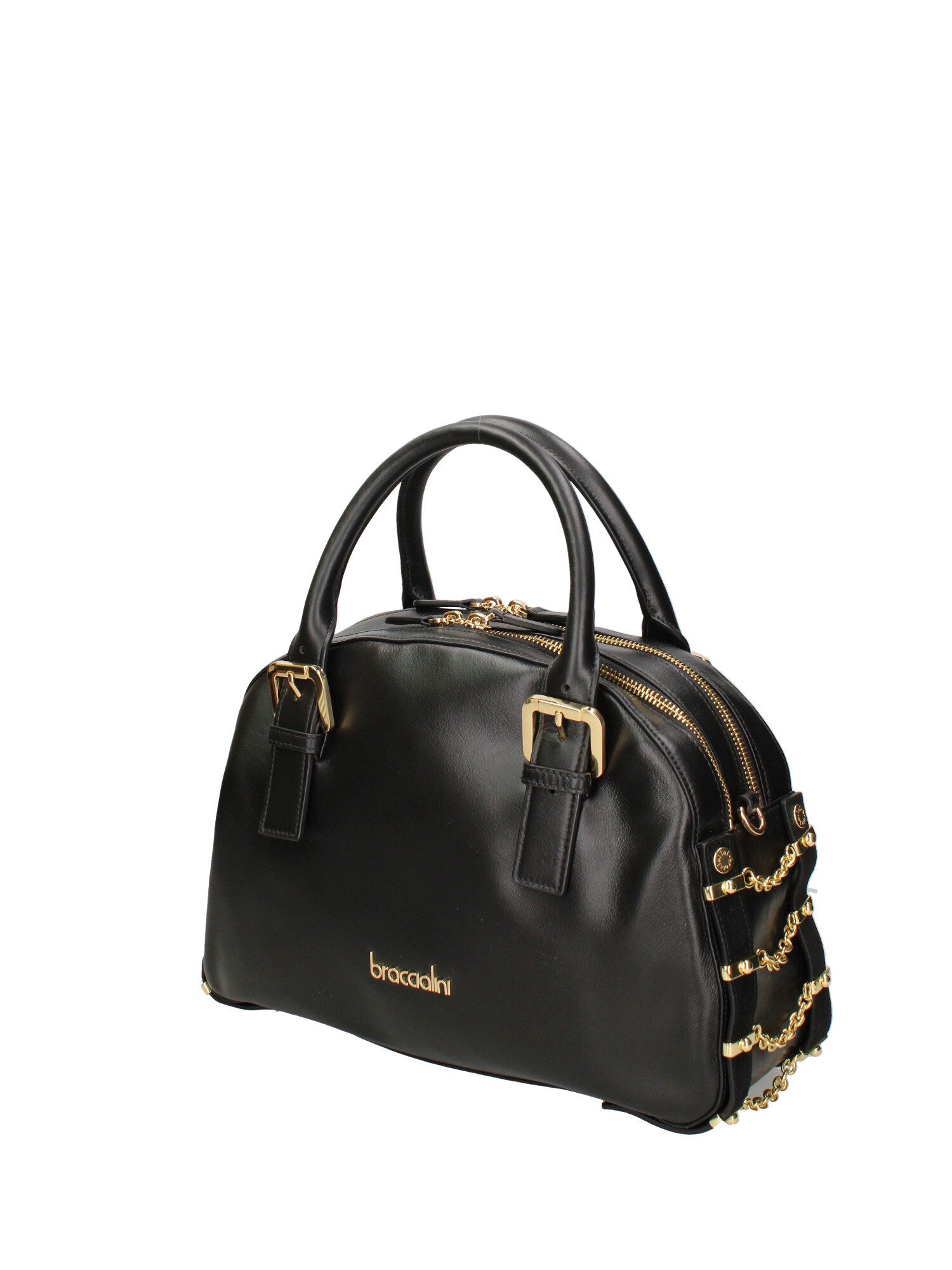 Auralia Elite Borsa a mano da donna 100% pelle B17220-NERO Braccialini