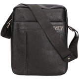 Borsa a tracolla uomo in pelle PU Casual PCL3001-BLACK Northampton Polo Club