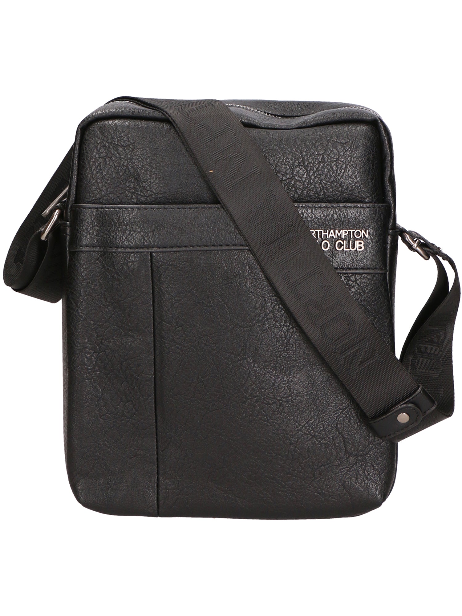 Borsa a tracolla uomo in pelle PU Casual PCL3001-BLACK Northampton Polo Club