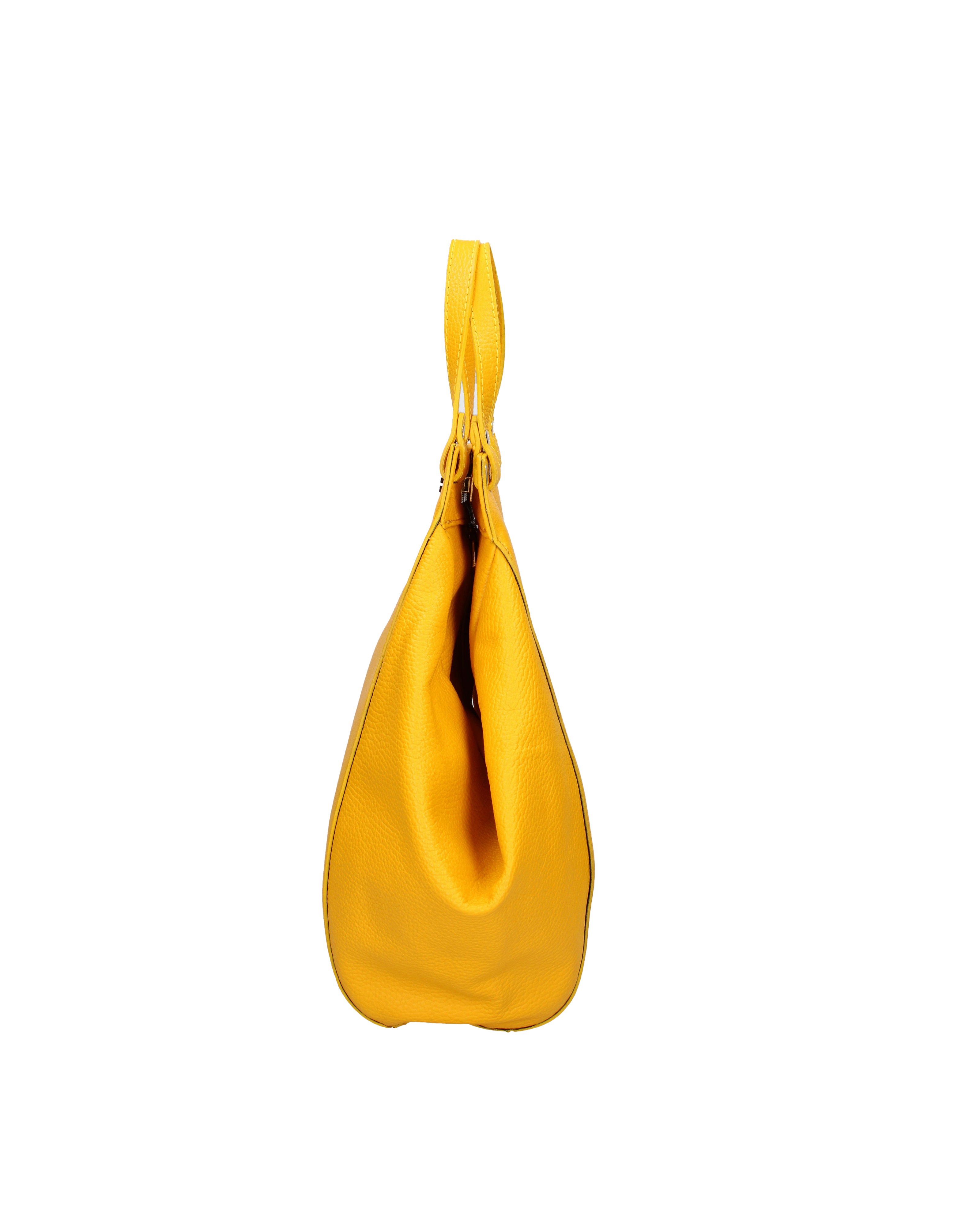 Lindsey Borsa a mano da donna 100% vera pelle 07162-D04 GIALLO Viola Castellani