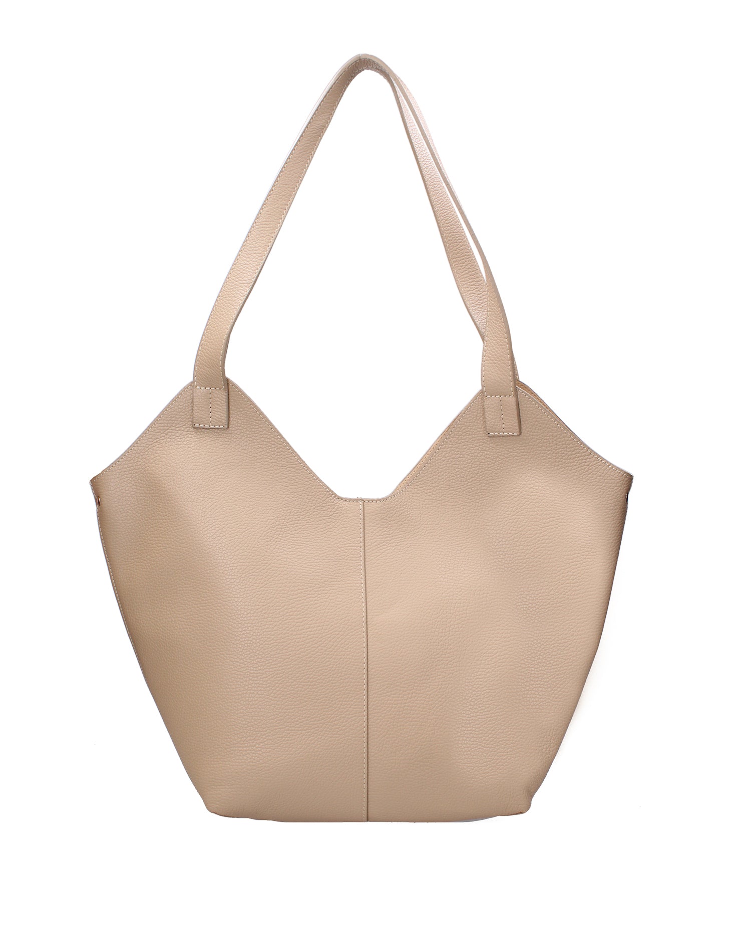 Borsa a mano da donna Vera pelle 07231-D05 CAPPUCCINO Roberta Rossi