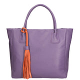 Verdiana Borsa a mano da donna Vera Pelle 06505-D87 VIOLET Gave Lux