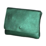 Angelica Pochette da donna Vera pelle 05413-L016 VERDE SCURO Gave Lux
