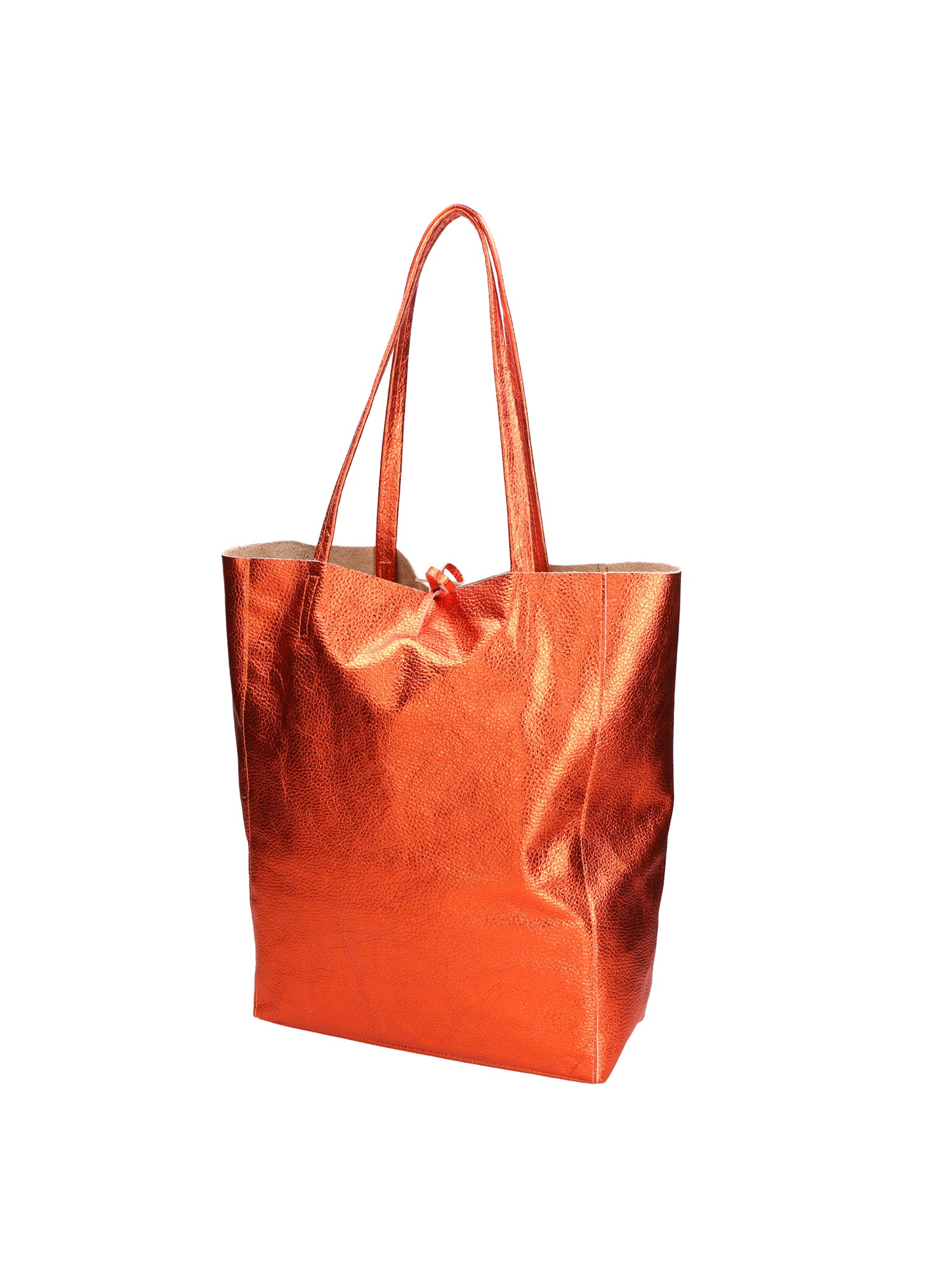 Iride Borsa a mano da donna 100% pelle 05921-DL35 ARANCIO Gave Lux