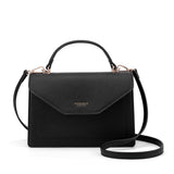 Borsa a mano da donna 100% pelle vegana PU 700-2PT-BLACK Diana&co