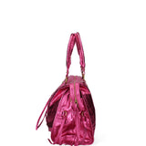 Novara Borsa a spalla da donna Vera pelle 06090 LM-L023 FUXIA Gave Lux