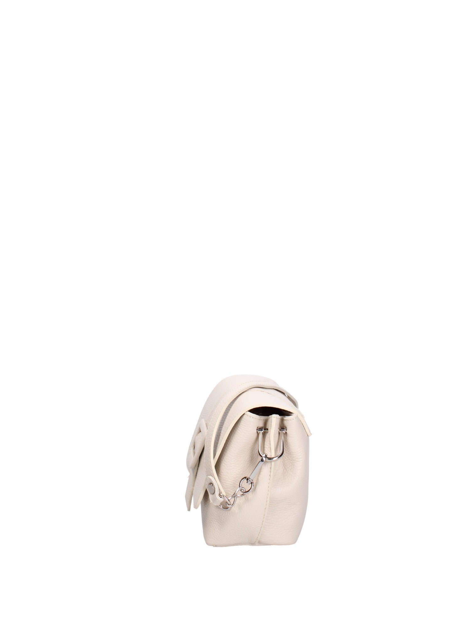 Borsa a tracolla da donna Vera pelle 07143-D37 LATTE Roberta Rossi