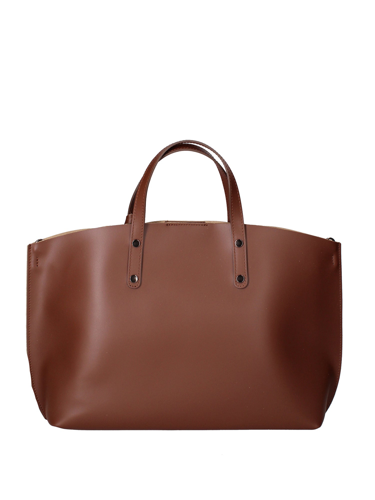 Lumena Borsa a mano da donna Vera pelle 2094-L131 MARRONE Gave Lux
