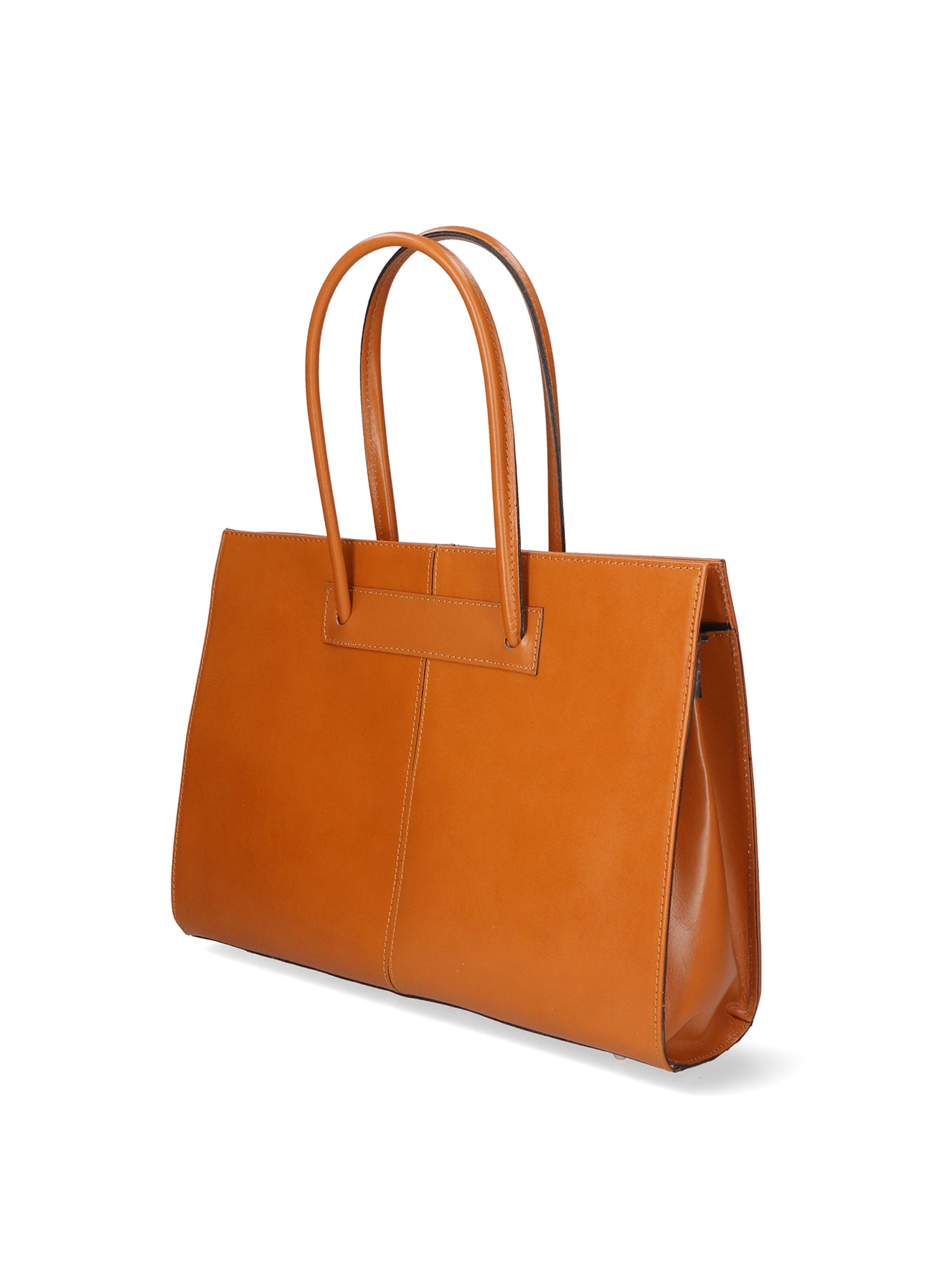 Eugenia Borsa a mano da donna 100% pelle 9008-CUOIO Gave Lux