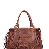 Elara Borsa a spalla da donna Vera pelle 06090-041 MARRONE Gave Lux
