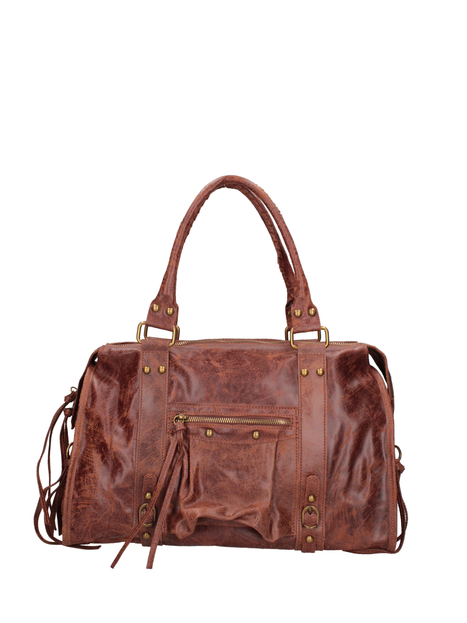 Elara Borsa a spalla da donna Vera pelle 06090-041 MARRONE Gave Lux
